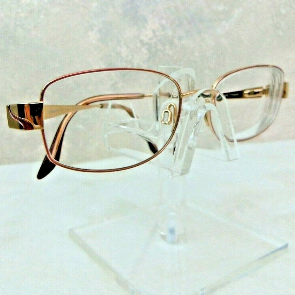 Charmant Eyeglasses Pure Titanium Gold Pink Frames